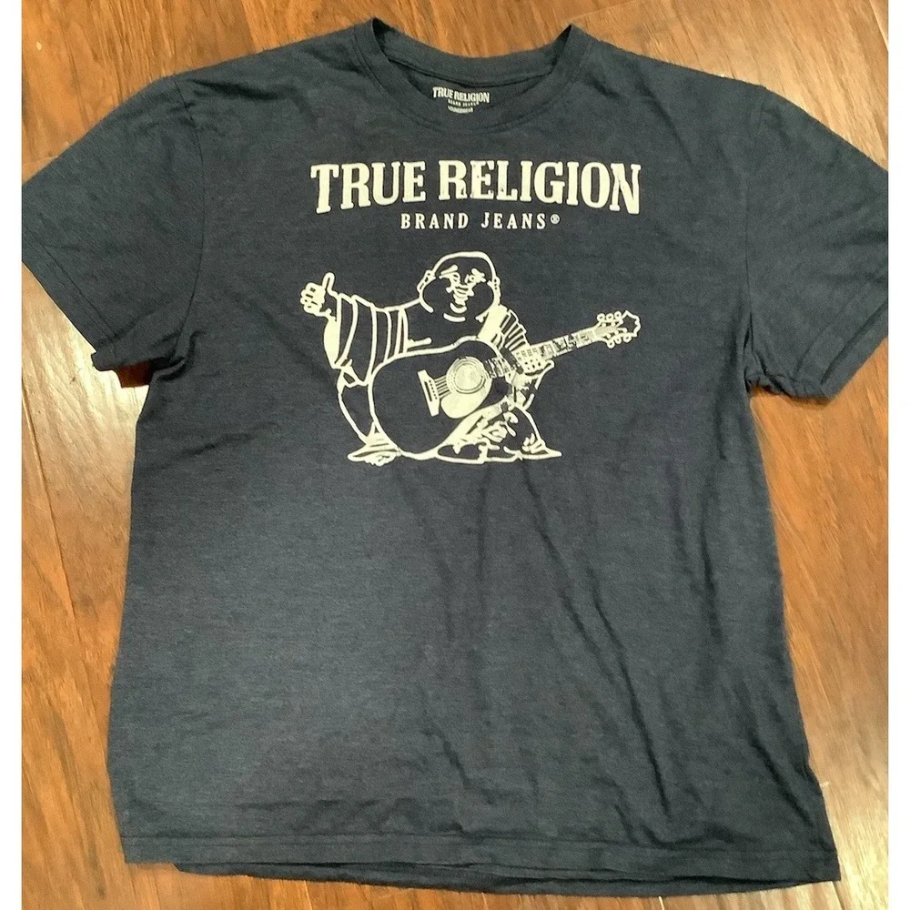 TrueReligion Logo Buddha T-Shirt Men's Size Large